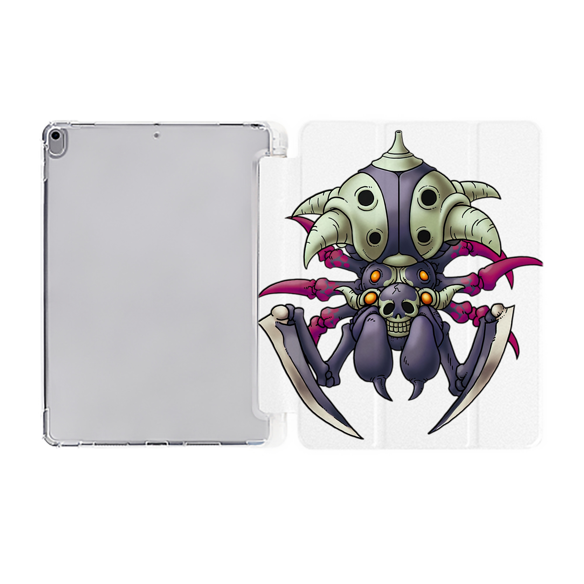 （画像用） ドラゴンクエスト Doragon Kuesuto Dragon Quest IPad ケース ペン収納付き 三つ折りスタンド PUレザー×シリコン 対応機種9.5/10.5/10.9インチ